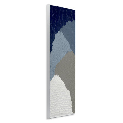 Cascading Shapes Abstract Wall Plaque Art by Ben Schneider