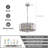 Sarbash 4 - Light Drum Chandelier