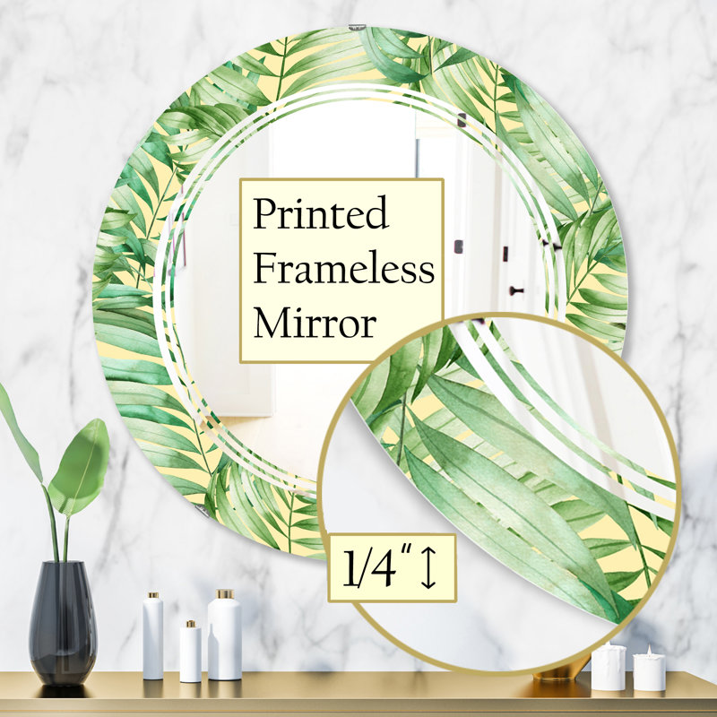 Miroir mural Foliage, 31,5 po x 31,5 po