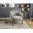 Upholstery Accent Chair with wooden legs-1210072370