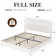Manfred Boucle Upholstered Cloud Bed Frame with Rounded Corners Headboard, Soft Platform Bed Frame with Thickened Footboard