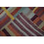 Tapis kilim fabriqué à la main 8 x 10 à rayures complexes