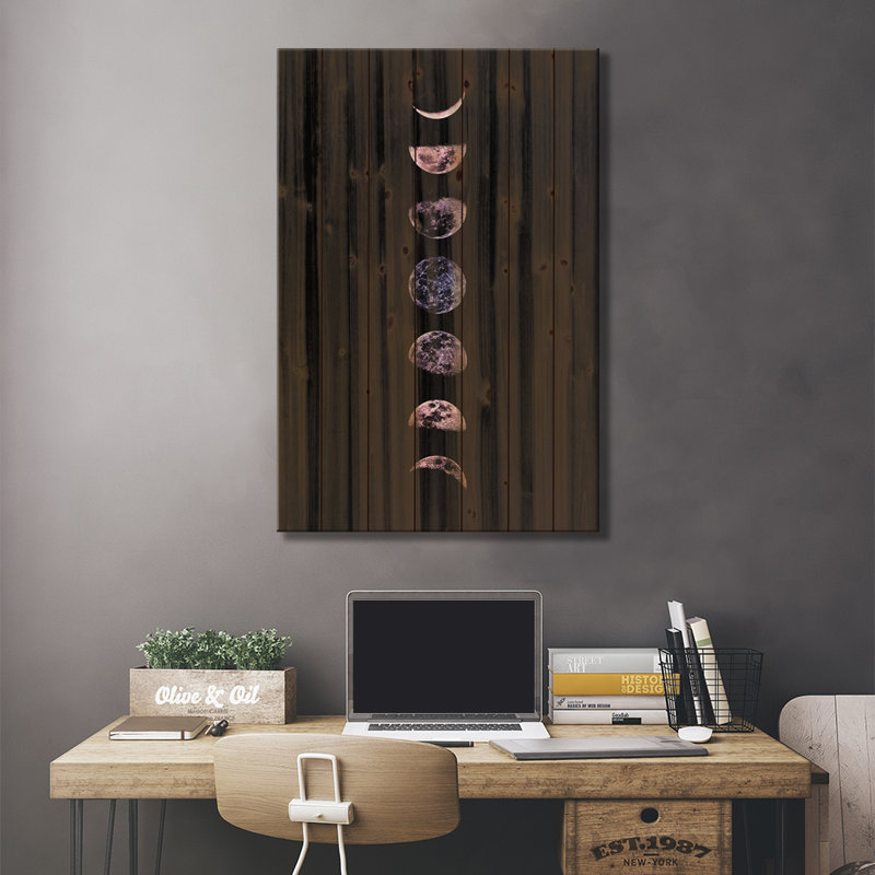 " Moon Phases " by Emanuela Carratoni, 18" W x 26" H