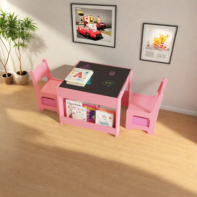 2 - Person Dining Set, Pink, Pink, Pink