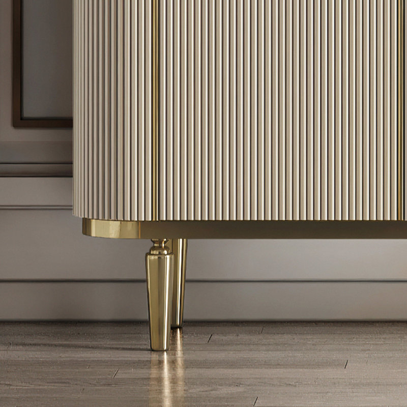 Buffet moderne et minimaliste avec armoire de rangement, H 35,43 po x l 59,06 po x P 15,75 po