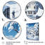«White Winter Village Landscape I - Forest», art mural-100415623-100415624