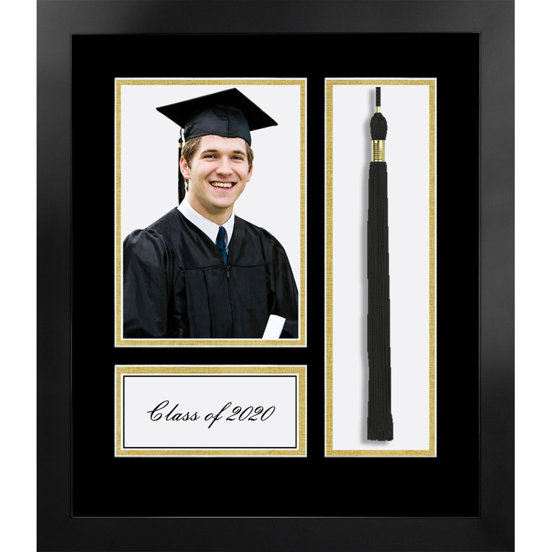 Danaher Academic Picture Frame, Black/Gold