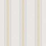 Spring Blossom Stripes Fabric Effect Design 33' x 21" Wallpaper Roll