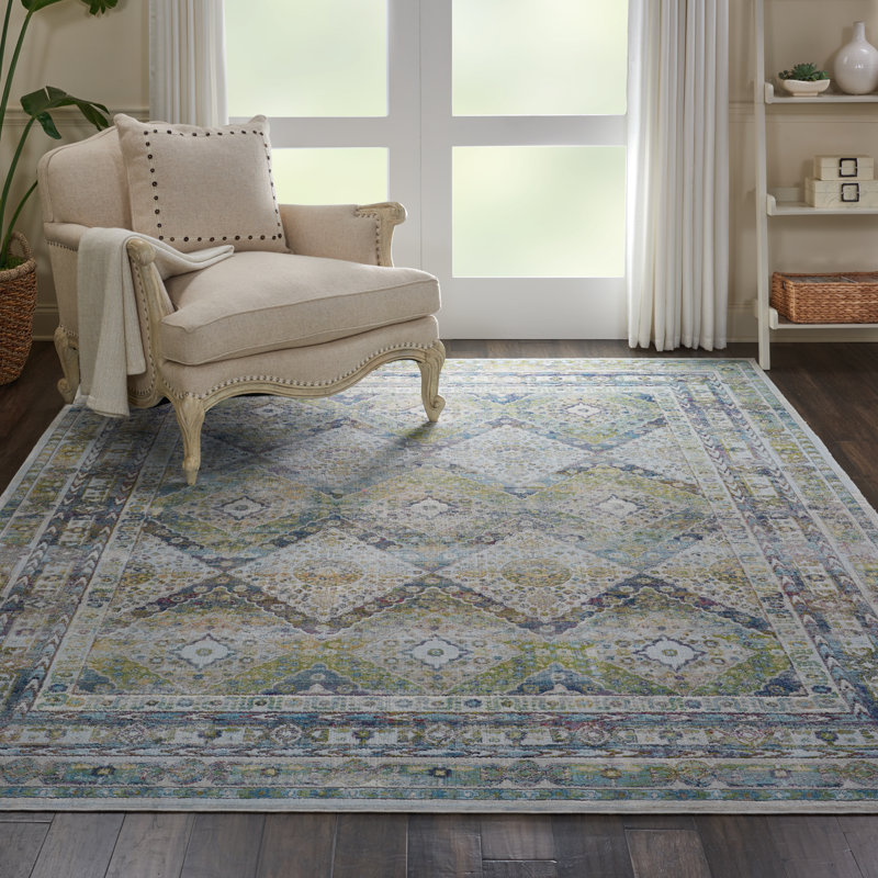 Goldrick Oriental Area Rug, Rectangle 122 x 183cm