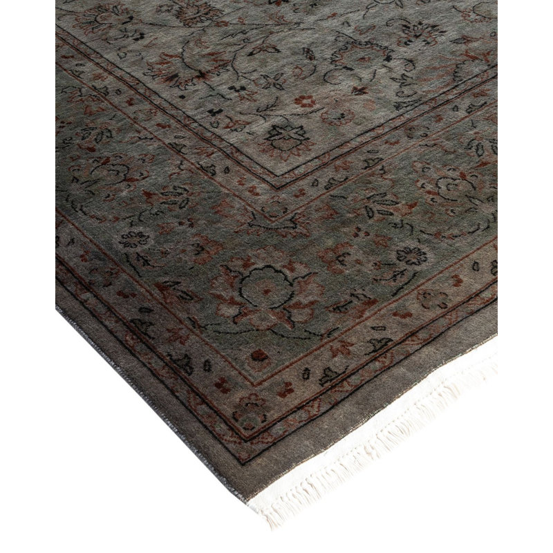 Tapis noué à la main Weirsky - unique en son genre - gris Weirsky
