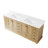 84''Wx34.2''H Freestanding Bathroom Vanity With White Cultured Marble Countertop And Sink,Oak-733331572-733331467-737283326