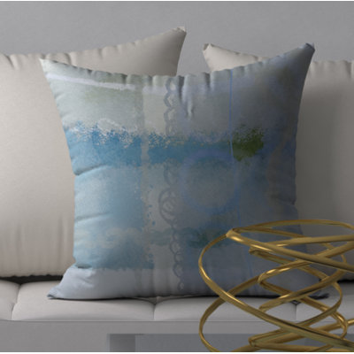 Abstract Throw Pillow