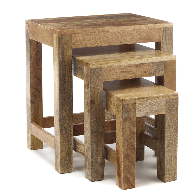 Evelyn Solid Wood Nesting Tables