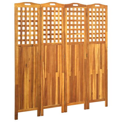 Marius 170cm H Solid Wood Folding Room Divider