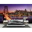 Papier peint San Francisco Skyline Bay Bridge Night-1423496752