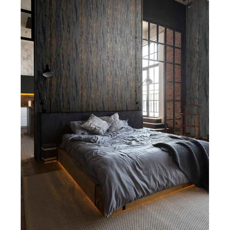 City Romance Industrial Wallpaper, Anthracite