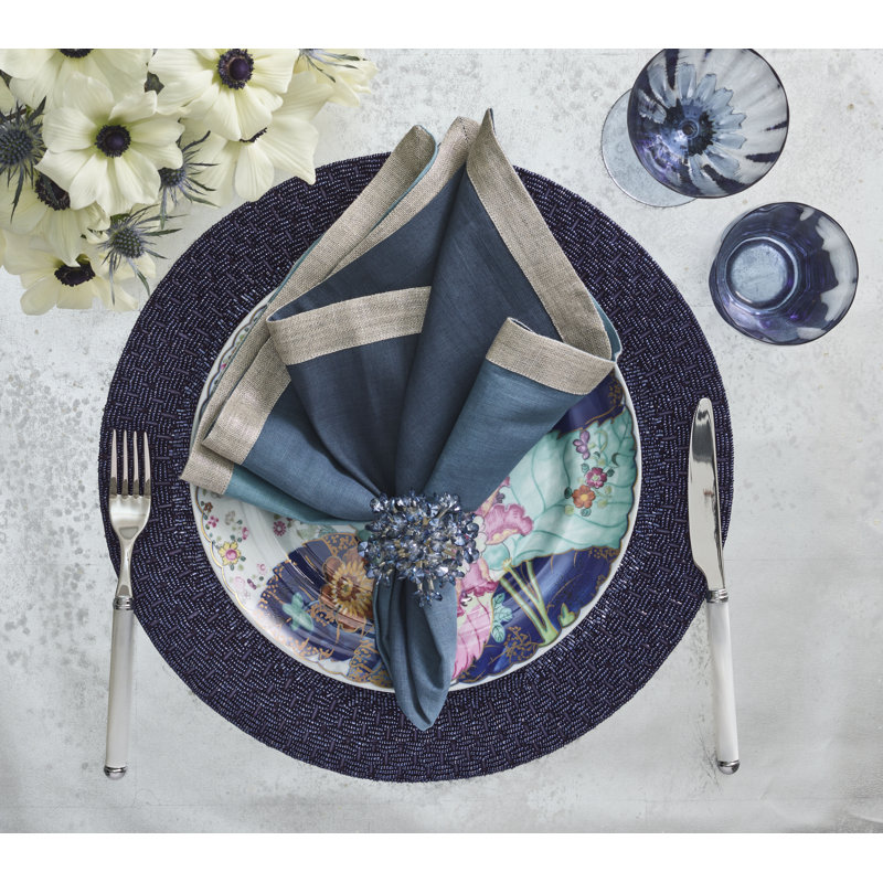 Aster Napkin Ring, Midnight