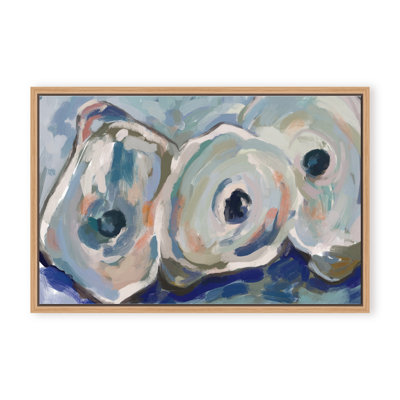 Coastal Retreat Pearlescent Elegance: Oyster Abstract