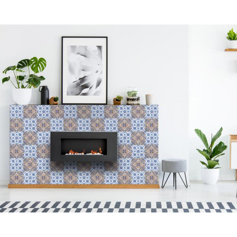 Carreau de mosaïque auto-adhésif en vinyle 7 po x 7 po