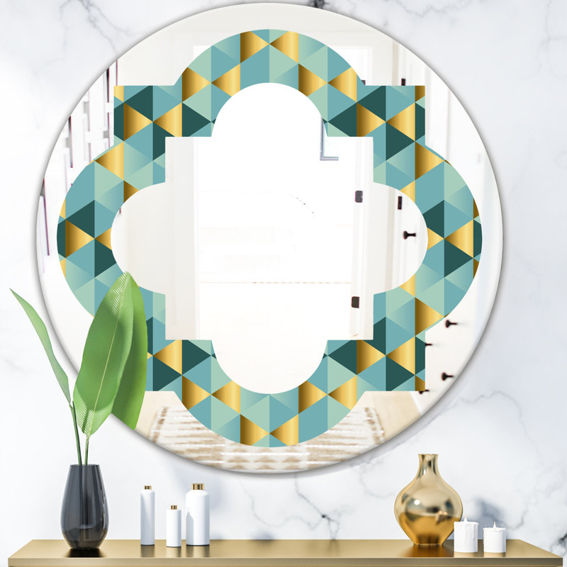 Miroir mural Quatrefoil Dynamics V, H 31,5 po x l po
