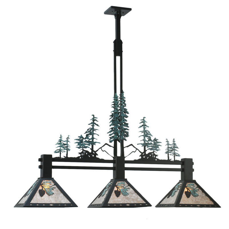 Luminaire pour table de billard Winter Pine, 46''