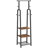 Freestanding 8 - Hook Coat Rack with Storage Shelves