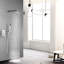 Mélangeur de pluie de luxe pour salle de bain 10 po - Fixation murale, nickel brossé, buse autonettoyante, conforme à la norme américaine de 10 pouces-120920830