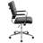 Mid-Back LeatherSoft Contemporary Panel Executive Swivel Office Chair-1659846291
