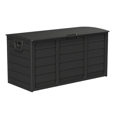SUNCROWN Deck Box 75 Gallons Water Resistant Resin Lockable Deck Box by SUNCROWN