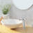 Tall Single Handle Waterfall Vessel Sink Faucet With Pop-Up Drain-114636588