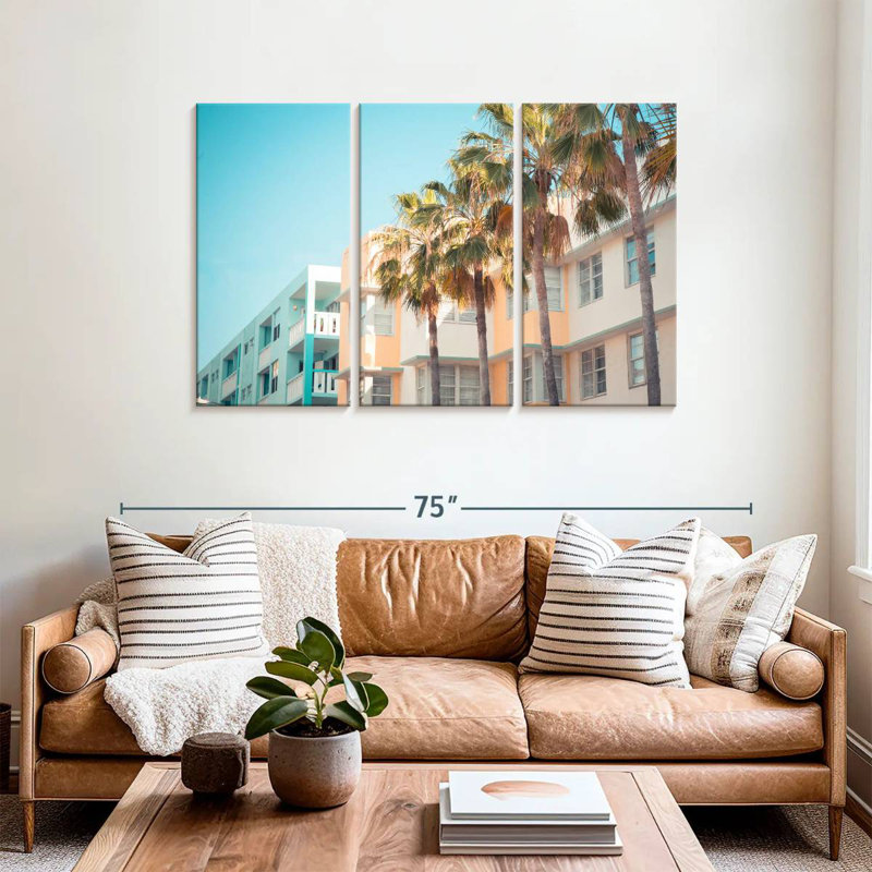 Lilie Miami City Buildings, 36" H x 57" W