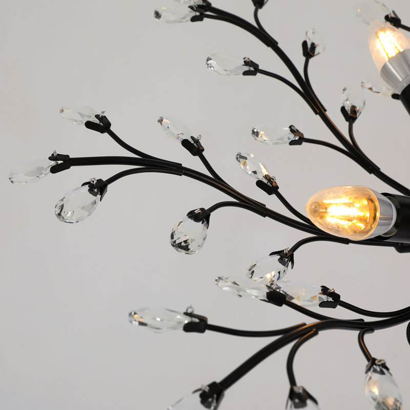 Lustre en cristal 4 lumières Pruett