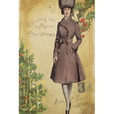 Tarquinia Holiday Memories III by June Erica Vess - Wrapped Canvas Print