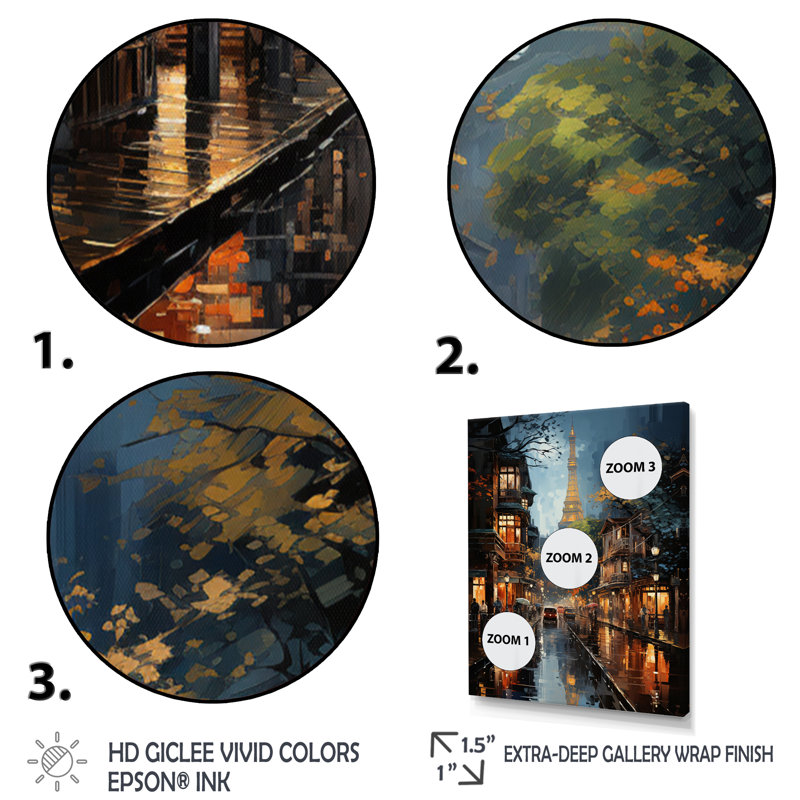 «Vietnam Urban Street Reflections I», reproduction sur toile, Cadre photo doré simple, H 20 po x l 12 po x P 1 po