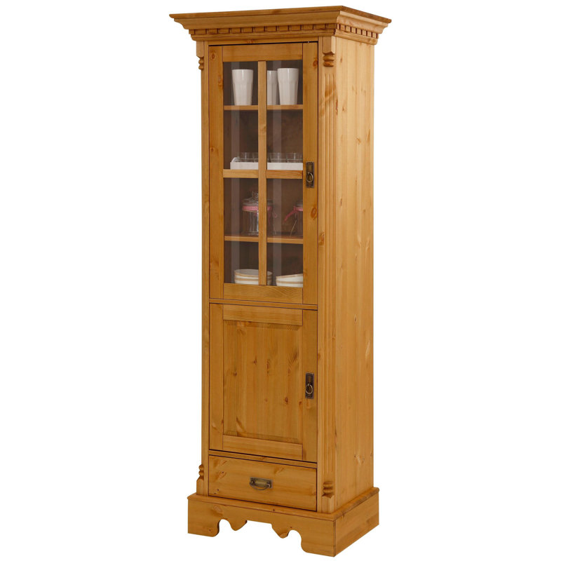 Karlshamn Display Cabinet, Brown Oil