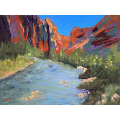 «Only a River's Gonna Make Things Right» par Dina Gardner - Peinture
