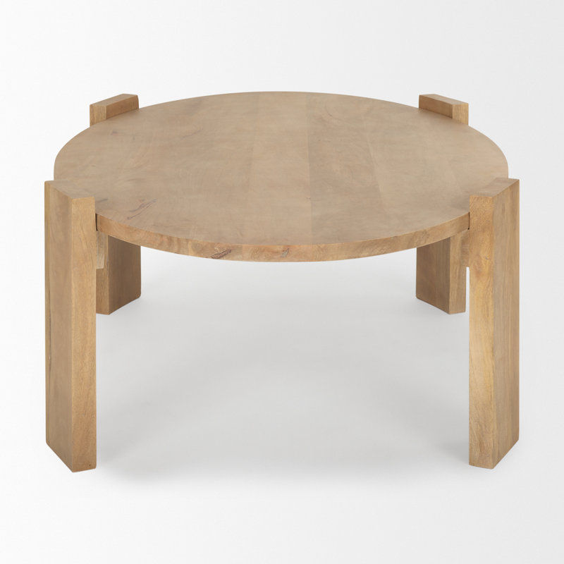 AllModern Eben Solid Wood Coffee Table - 4 Legs | Wayfair