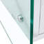 Armoire de chevet double - blanche, composée d'un autocollant et de verre trempé, look simple et élégant avec fonction de rangement, peut être utilisée comme table basse, facile à assembler rapidement