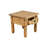 Rustic Charm Solid Wood End Table