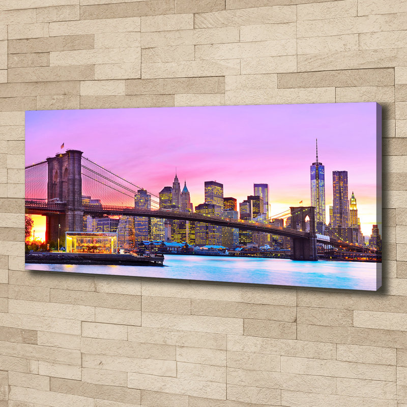 Manhattan New York - No Frame Print on Canvas