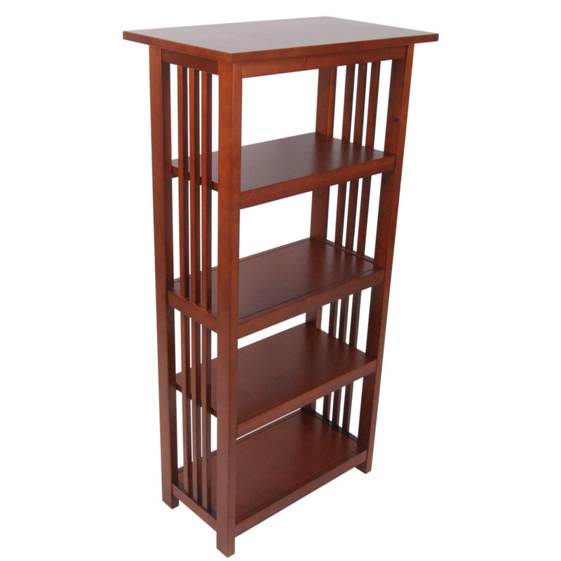 61cm W Standard Bookcase, H122 x W61 x D36cm, Cherry