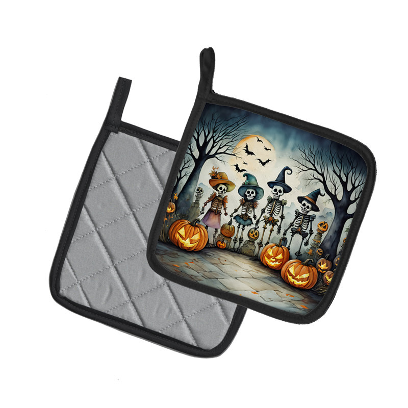 Calacas Skeletons Spooky Halloween - paire de poignées