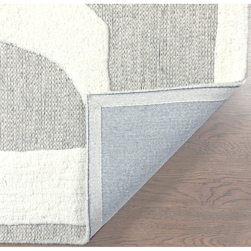 Tapis en laine touffeté à la main Eva Maverick, Rectangulaire 8 pi x 10 pi