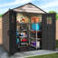 Storemax Plus 6 ft. 9 in. W x 6 ft. 11 in. D Plastic Steep Slope Storage Shed