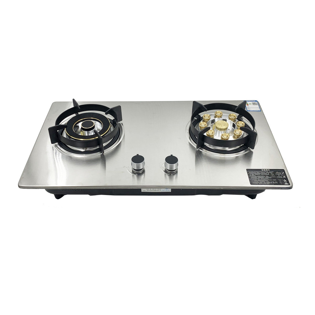 TABU Built-in Gas Cooktop, Stainless Steel Gas Stove Countertop, Easy to  Clean (5 Burners)