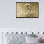 Under the Mistletoe Gold - art textuel sur toile-58868351-58868352