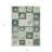 3' X 5' Green And Ivory Geometric Washable Indoor Outdoor Area Rug