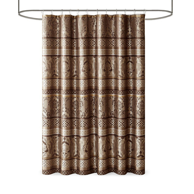 Rideau de douche jacquard