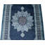 Tapis turc bleu marine et ivoire 3x5