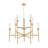 Granton Modern Gold 9 Light Chandelier-123223044